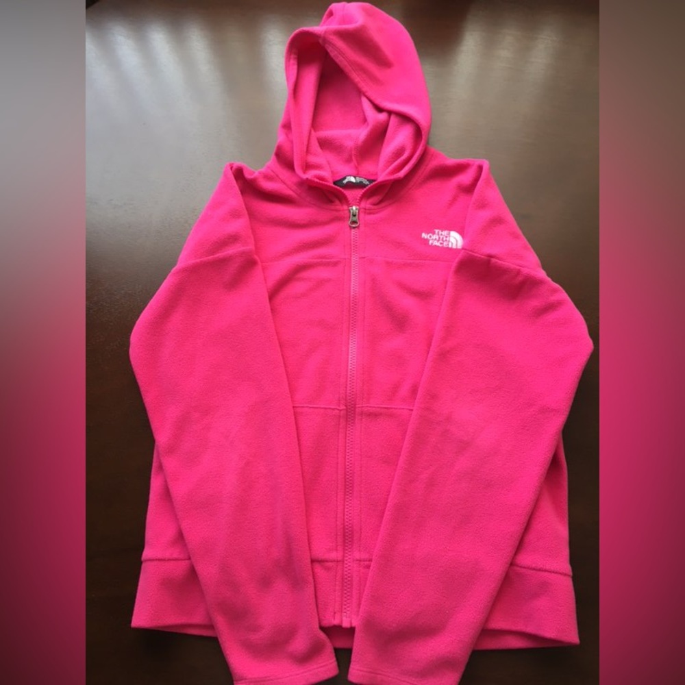 THE NORTH FACE pink jacket with hood